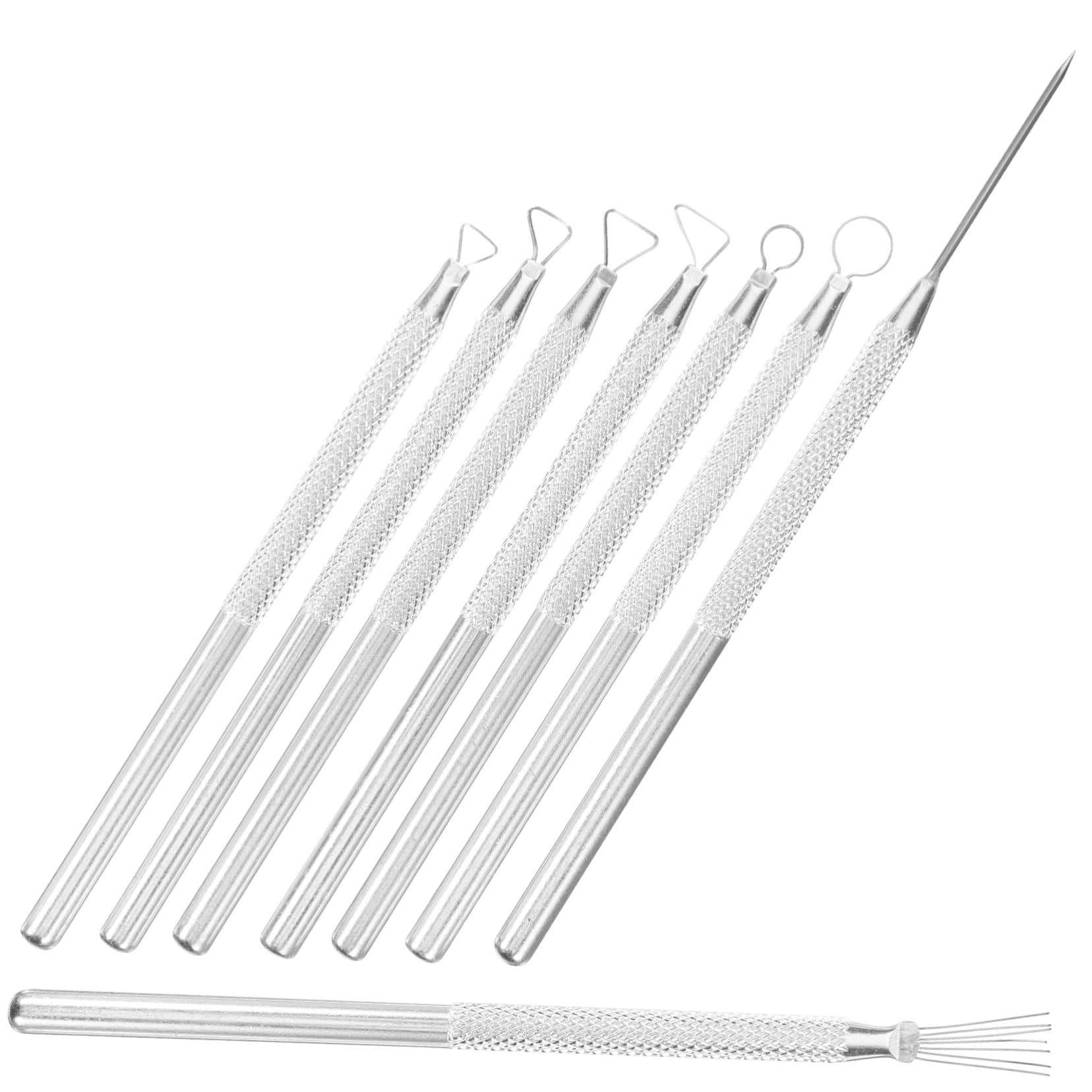 Uonlytech 5 Series Herramientas De Escultura De Arcilla Para Detalles Precisos Modelado Y Creación De Texturas Proyectos De Manualidades 8 Piezas X 5