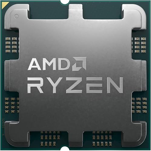AMD Ryzen 7 7700X Processeur (Radeon Graphique Intégré, 8 Coeurs/16 Threads, 105W DTP, Socket AM5, Cache 40MB, jusqu'à 5.4 GHz Fréquence Boost, Pas de Ventilateur) - 3