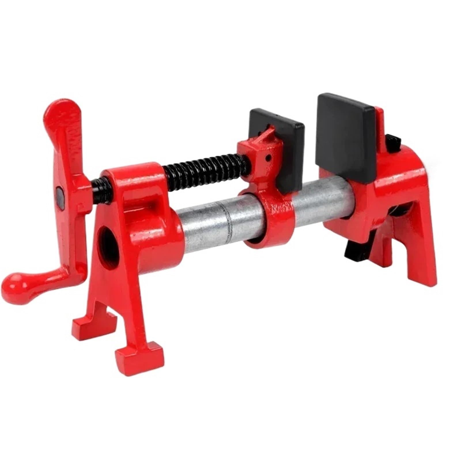 Zwcshuu One Color Pipe Clamp Woodworking Pipe Clamp, Fixture For 3/4-Inch, H Style Woodworking Clamps With 2Pcs Pads Wood Gluing Heavy Duty