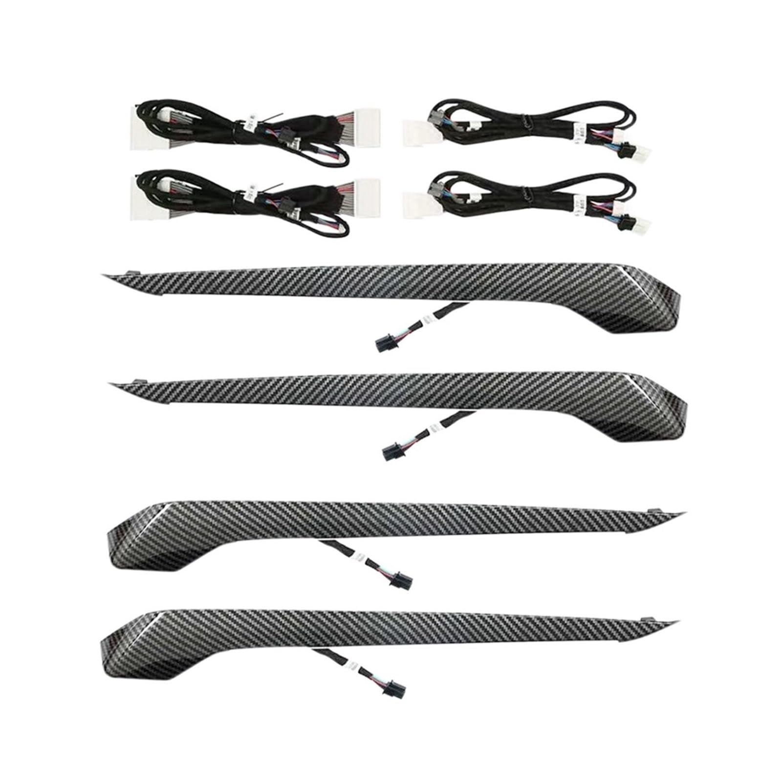 XCZPRKMXY Car Carbon Fiber Door Panel Ambient Light LED Atmosphere Lamp Colors Compatible with RAV4 Wildlander 2020-2022