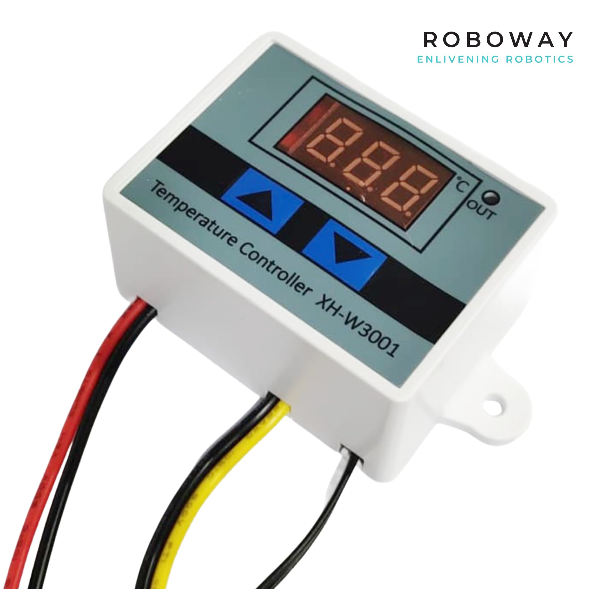 ROBOWAY W3001 Digital Display Temperature Controller 220V 10A | LED Thermostat Control Switch Probe, Temperature Controller for Egg Incubator, Thermocouple Sensor (RW-149) - Electronic Components - Image 8 thumbnail