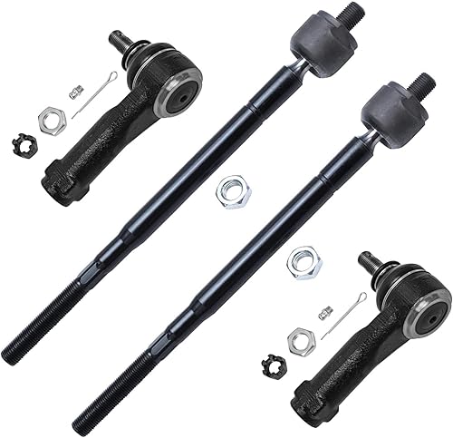 Miniatura 77 de Detroit Axle - 4 barras de acoplamiento delanteras para Chevrolet Trailblazer GMC Envoy 2002-2009 2003 2004 2005 2006 2007 2008 Reemplazo de