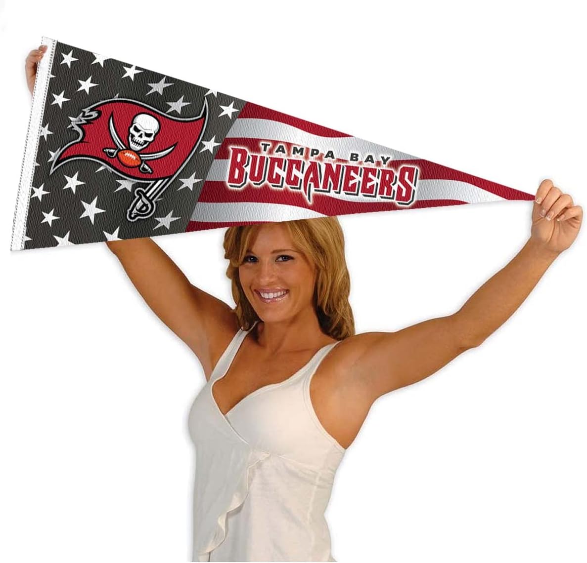 Tampa Bay Buccaneers Nation USA Americana Stars and Stripes Pennant Banner Flag - Image 4
