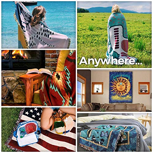 Pure Country Weavers Personalized Woven Photo Blanket - Not Printed - Custom Gift Picture Tapestry Throw - Made In The Usa (72X54) #TOP3