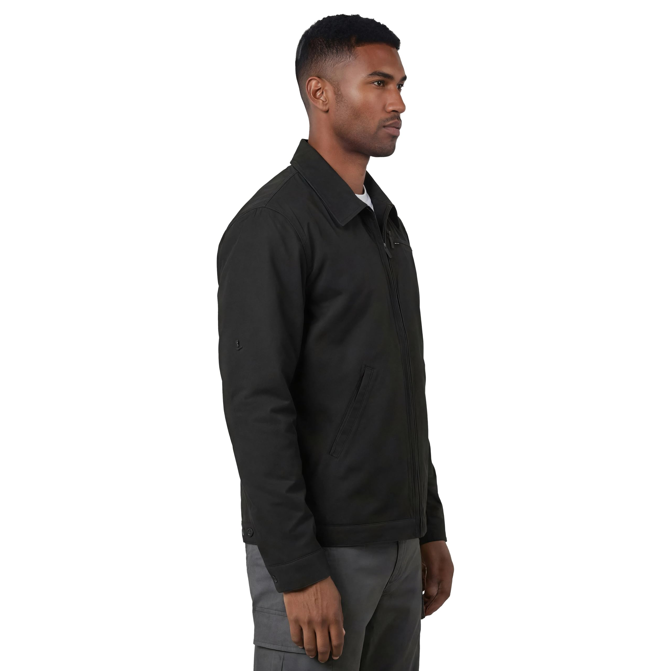 Herren Arbeitsjacke 100% Baumwolle - Multi-Taschen, Komfortable Passform,Robust & Vielseitig – Ideal für Bau & Outdoor-Arbeiten