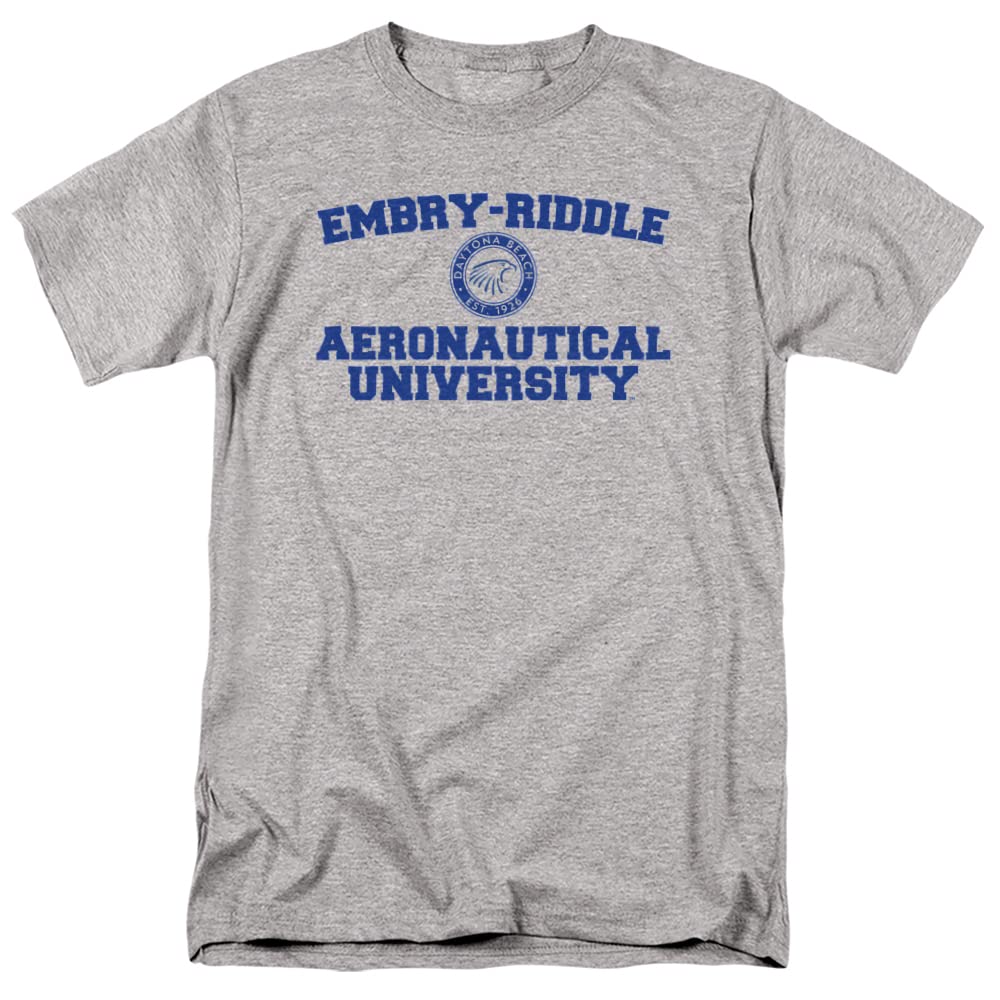 Embry-Riddle Aeronautical University-Daytona Official Circle Logo Unisex Adult T Shirt