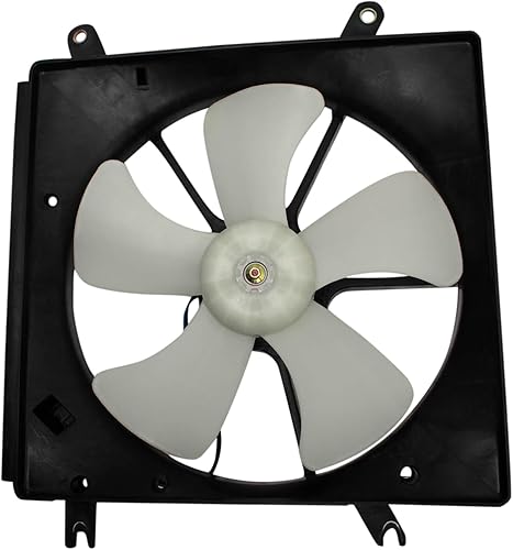 Vista 137 de TRQ Conjunto de ventilador de enfriamiento dual para radiador Compatible con 2004-2006 Lexus ES330 Toyota Camry 2004-2008 Solara LX3115111