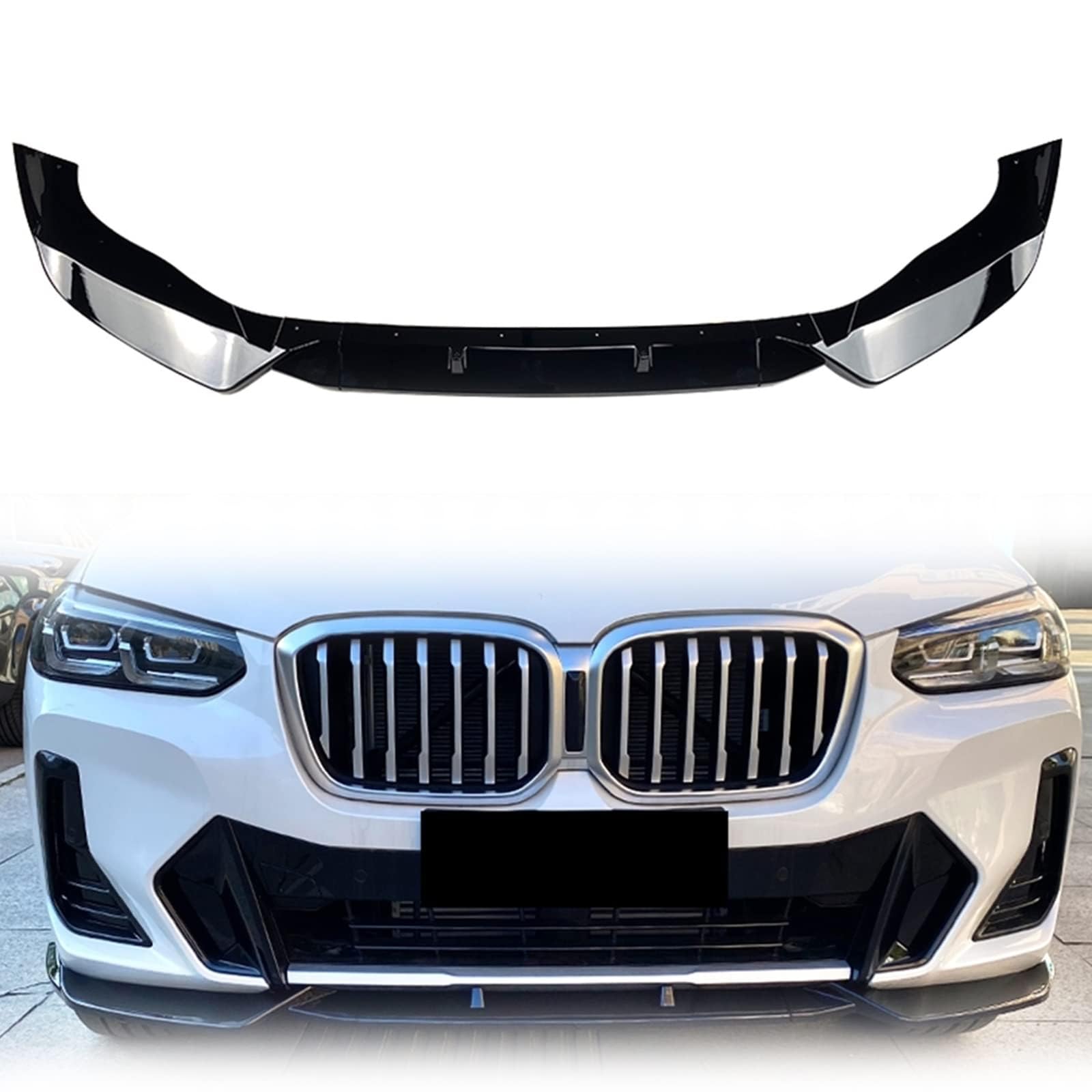Lame plaque protection pare-choc avant BMW X3 G01 X4 G02 M Pack 2022