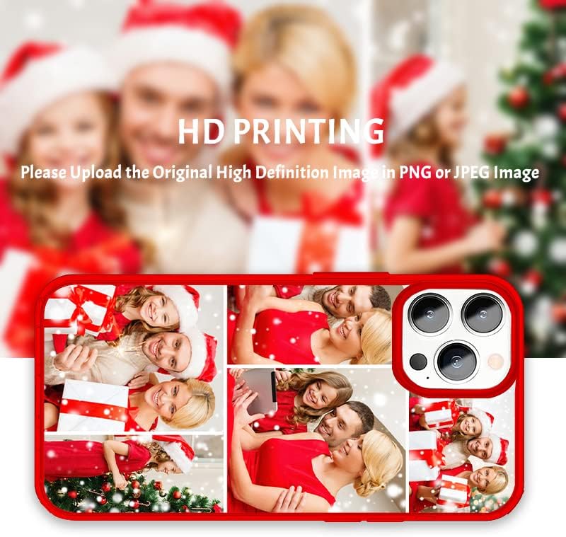 Miniatura 2 de Múltiples imágenesfotos personalizadas Regalo personalizado Funda de teléfono personalizada para iPhone 14 13 Pro Max Mini 12 11 Xs 8 Plus Samsung