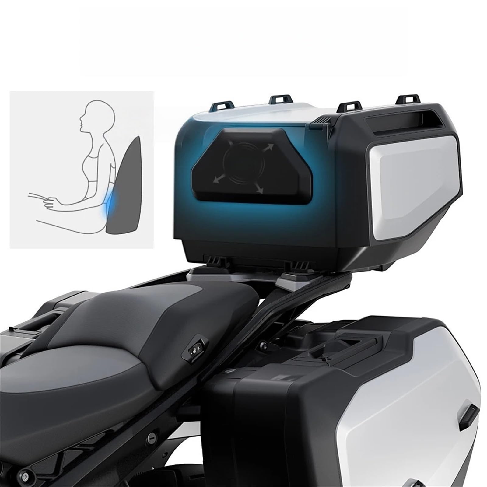 Oparcie motocyklowe Pasuje Do BM&W R1300GS R1300 R 1300 GS 2023 2024 2025 Akcesoria Motocyklowe Górna Obudowa Oparcie Pasażera