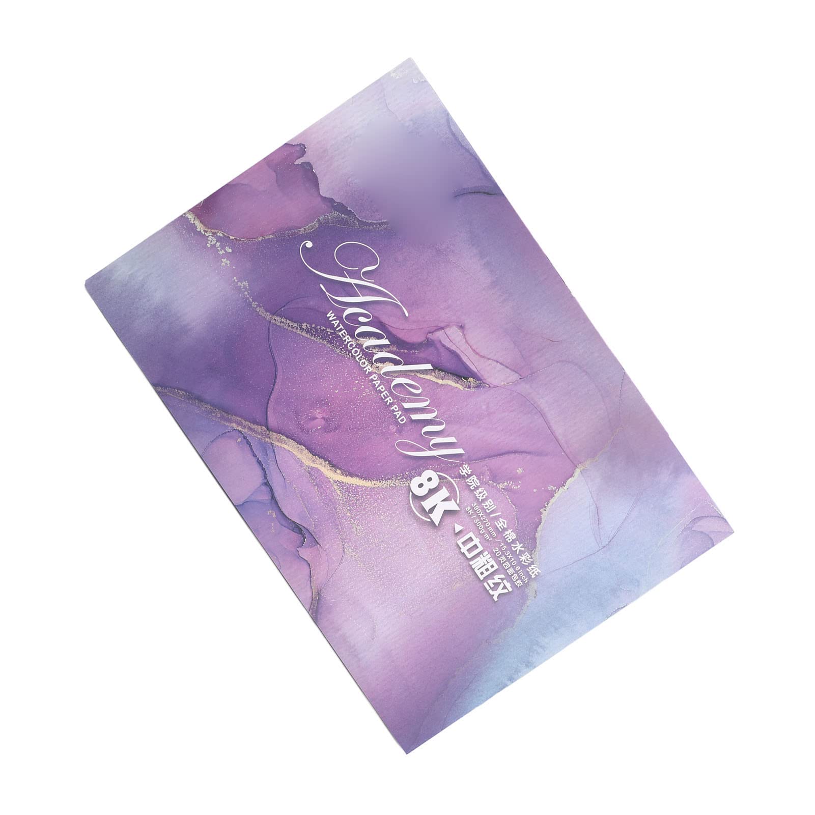 Changor Papier Aquarelle à Grain Moyen épais, Durable, à Absorption Rapide, pour Artistes et Professionnels, adapté à les Supports, 1 X Paquet