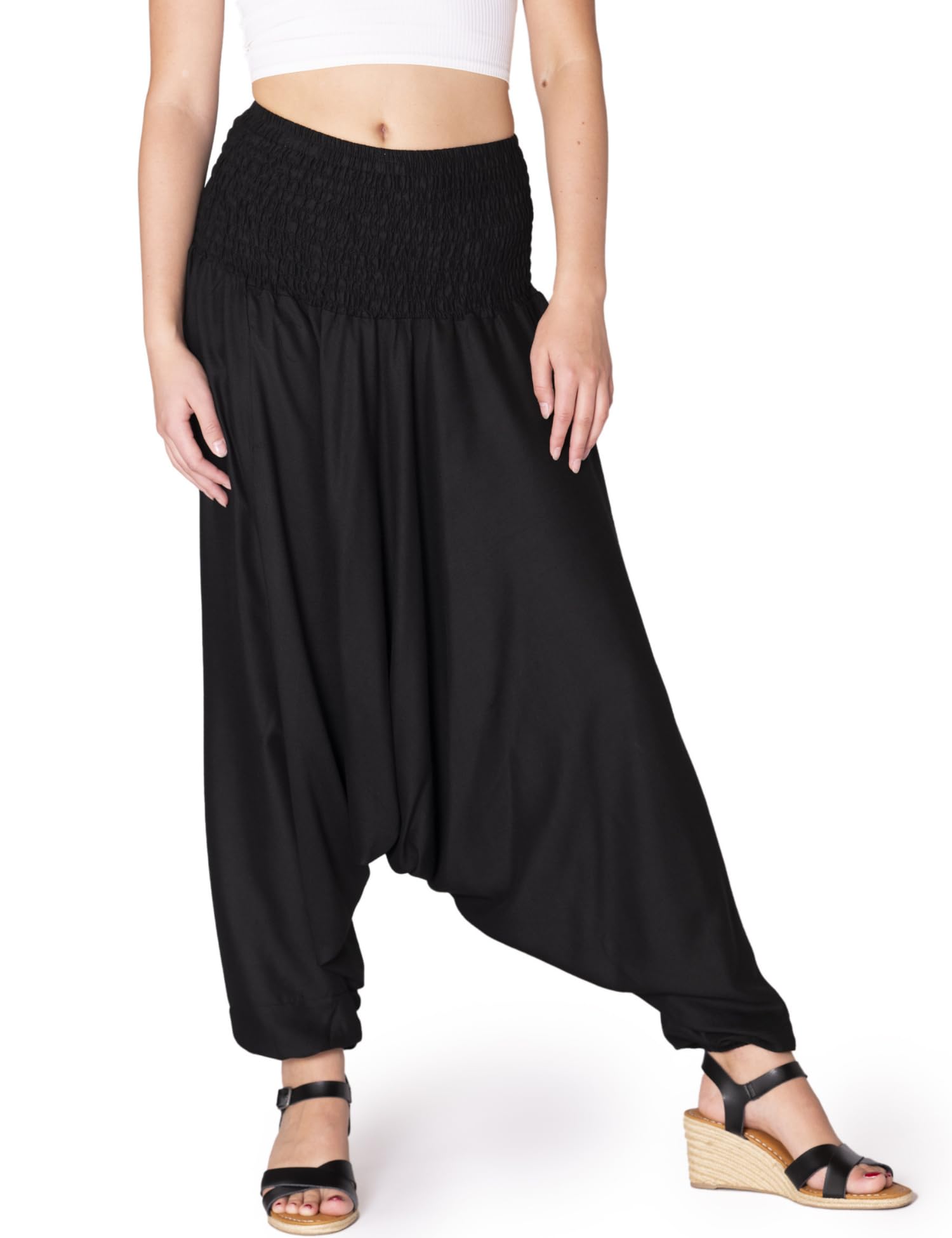 PANASIAM Aladin Pants Plain Black XL