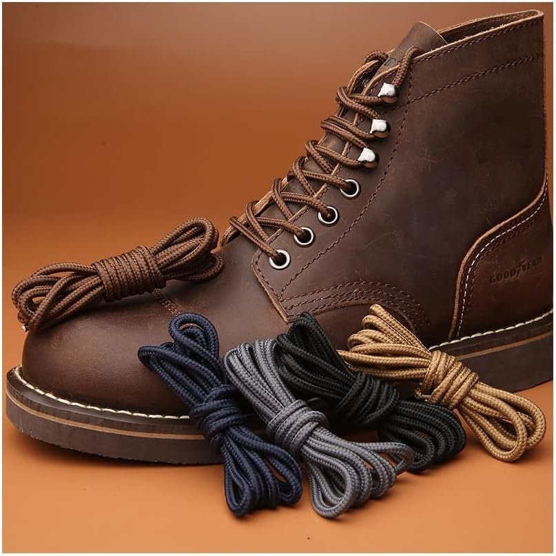 Schnürsenkel, Schnürsenkel, runde Sportstiefel aus Polyester, rutschfest
