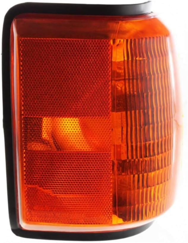 CarLights360 For Ford F-150 1987 88 89 90 1991 Parking Light Assembly Unit Passenger Side Chrome FO2521105
