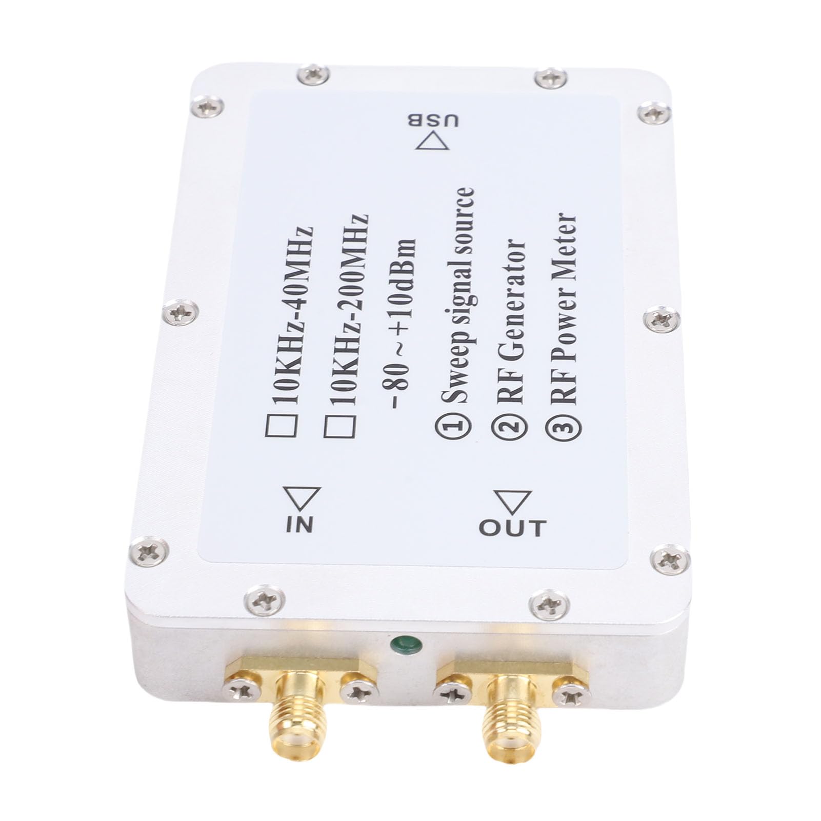 Fafeicy Generador de Señal de Barrido Medidor de Potencia RF de 10 KHz-40 MHz Fuente de Barrido de Frecuencia DDS con USB para Radioaficionados y Pruebas de Circuitos