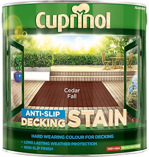 Cuprinol Anti-Slip Decking Stain 2.5L Cedar Fall