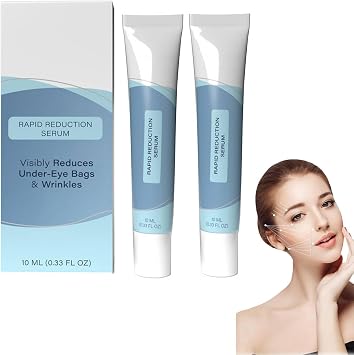 Instant Firming Eye Serum, Rapid Reduction Eye Serum - Visibly Reduces Under-Eye Bags, Anti Aging Wrinkle Remover for Face, Dark Circles, Fine Lines & Crow's Feet   Anti-Aging Wrinkle Remover 2
