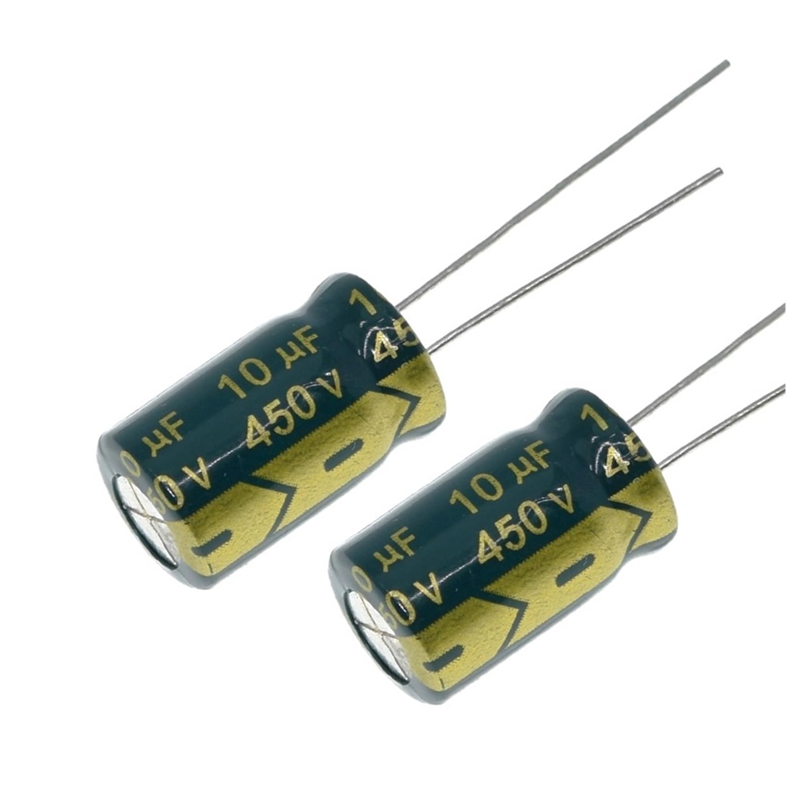 Condensateurs 10uF 450V CAALO radiaux 10 * 17mm haute fréquence en aluminium