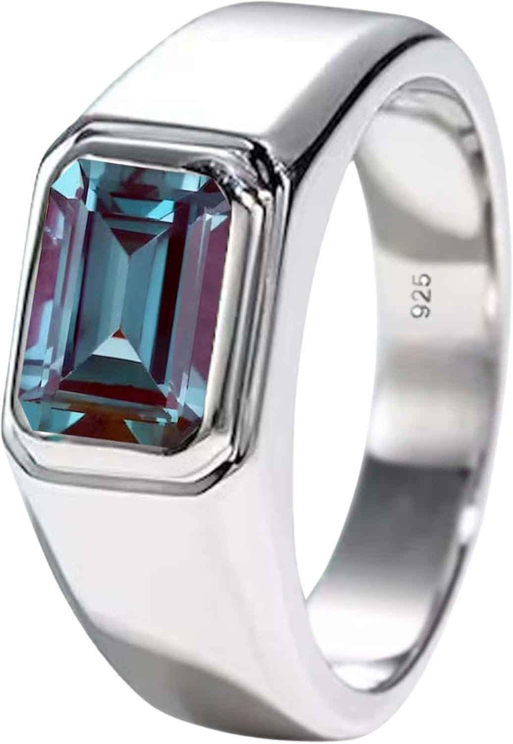 925 Sterling Silver Ring Birthstone Ring For Men Multicolor Gemstone Ring Best Gift For Him Handmade Statement Ring