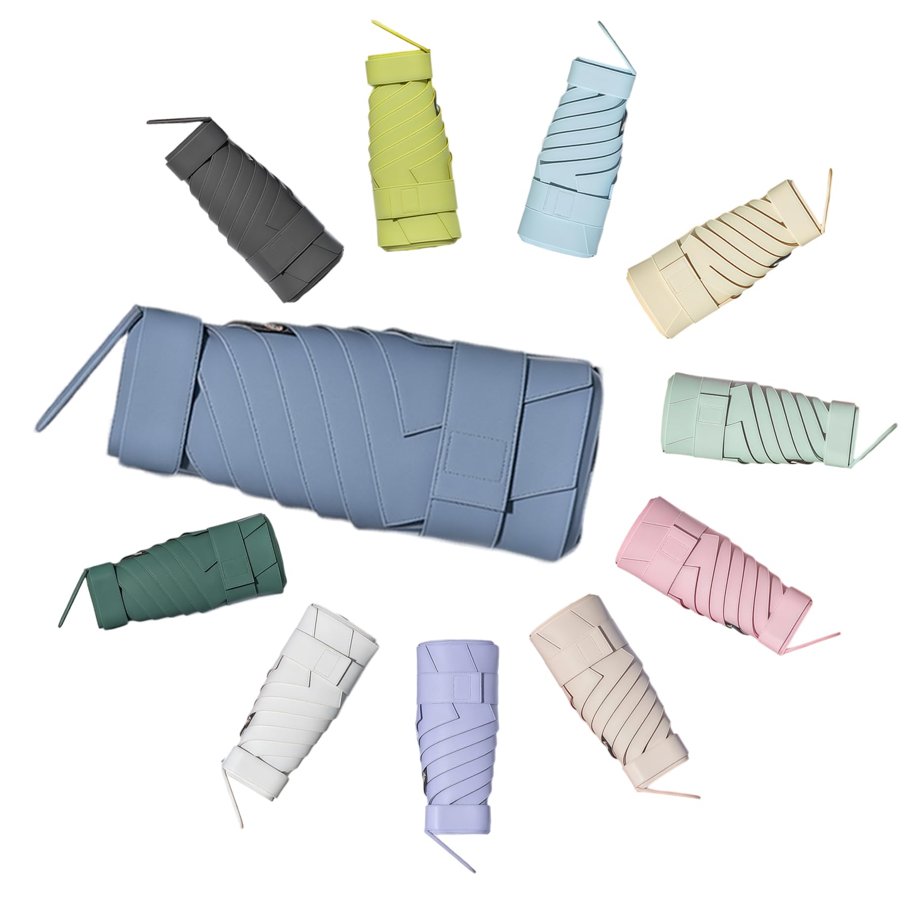 YYHCC Taschenschirm Sturmfest,Taschenregenschirm,Regenschirm Klein Automatik,6-Rippen,Tragbarer Reise Schirm Mit Verpackungskarton UV-Schutz für Männer & Frauen,Herren