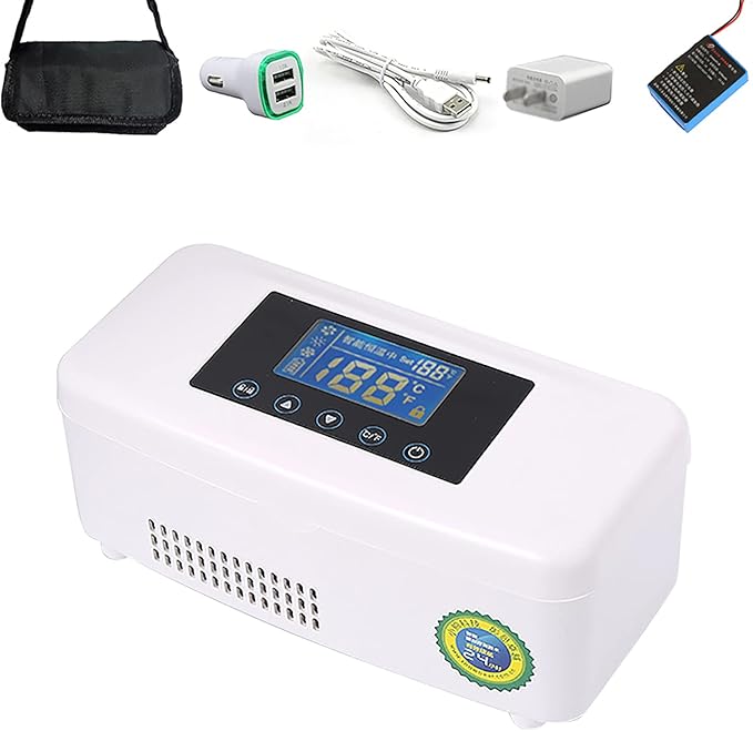 Mini Fridges Medicine Refrigerator and Insulin Cooler for Car, Travel