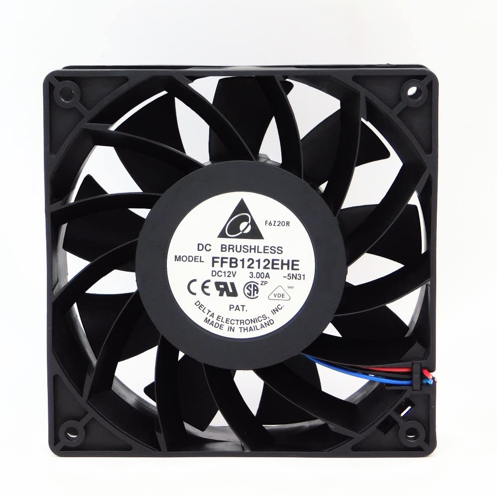 PGSA2Z® FFB1212EHE-5N31 Size 120X120X38mm DC12V 3.00A 4000 RPM Brushless Air Cooling Fan (B09YDD34TN) Amazon Price History, Amazon Price Tracker