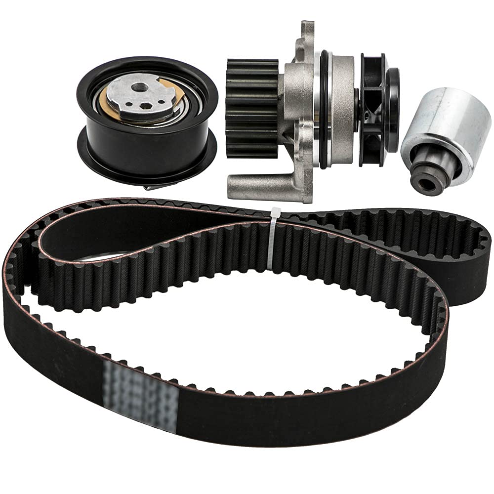 maXpeedingrods Kit cinghia dentata con pompa dell'acqua per VW Audi Seat Skoda 1.9 TDI 1999-2010 K055569XS sostituzione diretta