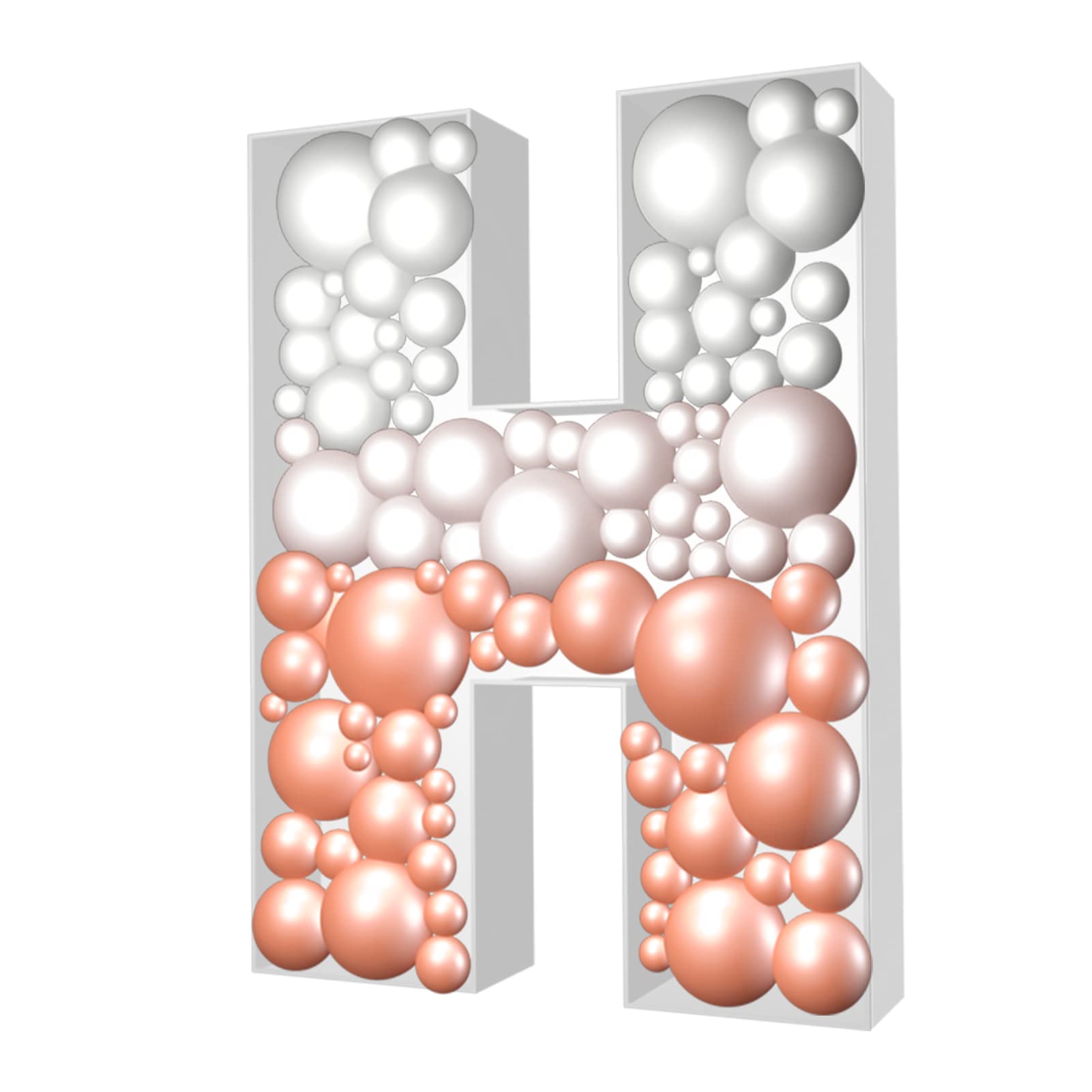 3.3ft Tall Marquee Light Up Letters,Marquee letters,Mosaic Letter Balloon Frame,DIY Letter Balloons for Graduation,Birthday,Engagement Party(with Back Support)