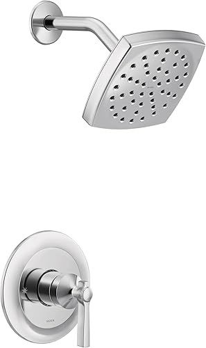Moen UTS3912 Flara M-CORE 3-Series 1-Handle - Kit de molduras de ducha con 1 mango, requiere válvula, cromado
