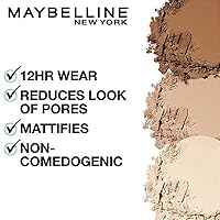 Vista 2 de MAYBELLINE Fit Me - Polvo fijador y polvo de maquillaje facial prensado que minimiza los poros y es mate, color marfil clásico, 1 unidad