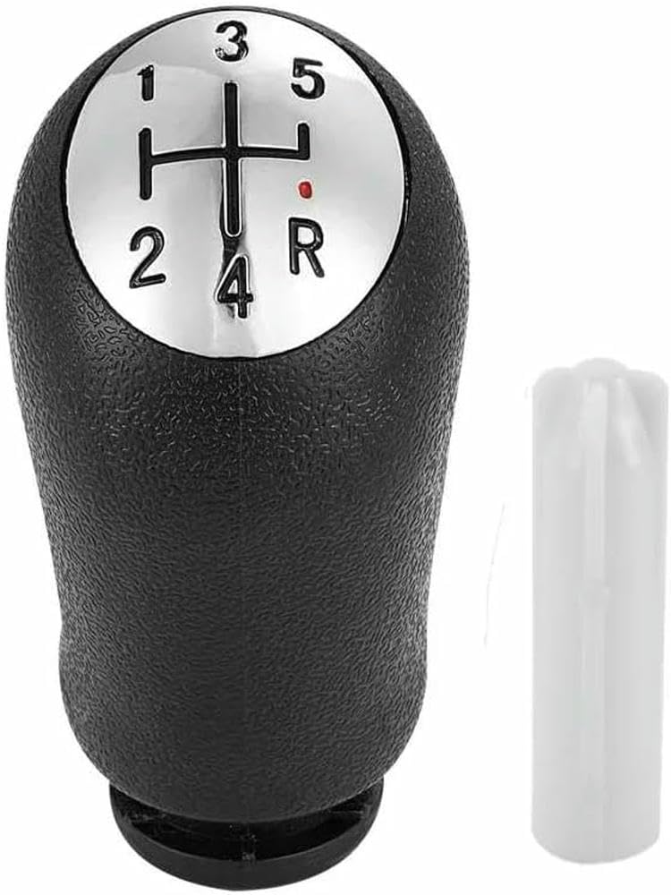 GZNBB Car 5/6 Speed Car Manual Gear Shift Knob Shifter Lever Accessories, for Modus/Grand Modus (Depuis 2004)