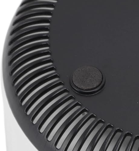 Miniatura 9 de Rosvola Cenicero inteligente, sin humo, compacto de bajo ruido, con tableta de aromaterapia para oficina (blanco negro)