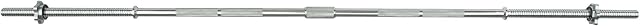 VIAVITO 5ft Standard Chrome Barbell Bar with Spinlock Collars