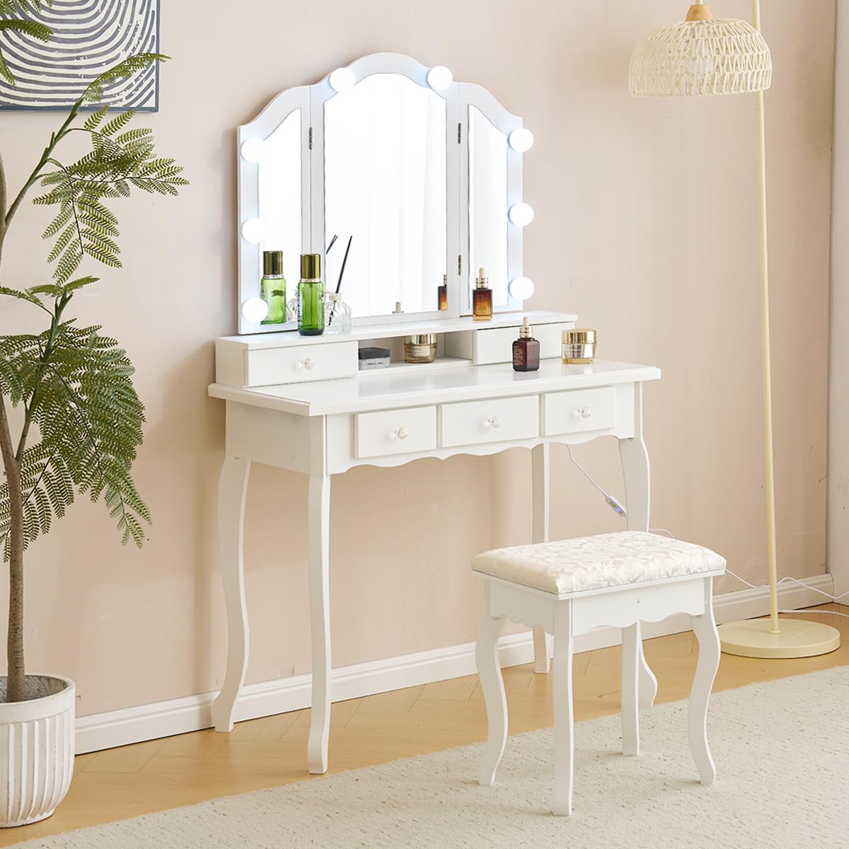 ドレッサー、椅子セット