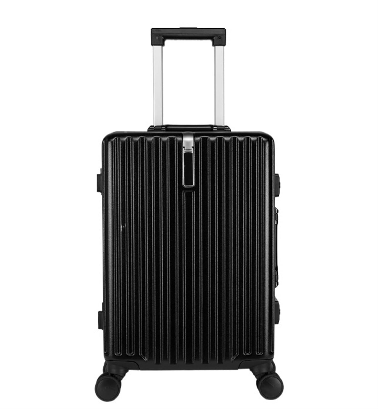 Walizka Podróżna Lekka I Wytrzymała Walizka Kabinowa Lekki Bagaż Podręczny ABS 4 Spinner Walizka Kabinowa(Black,24 inches)