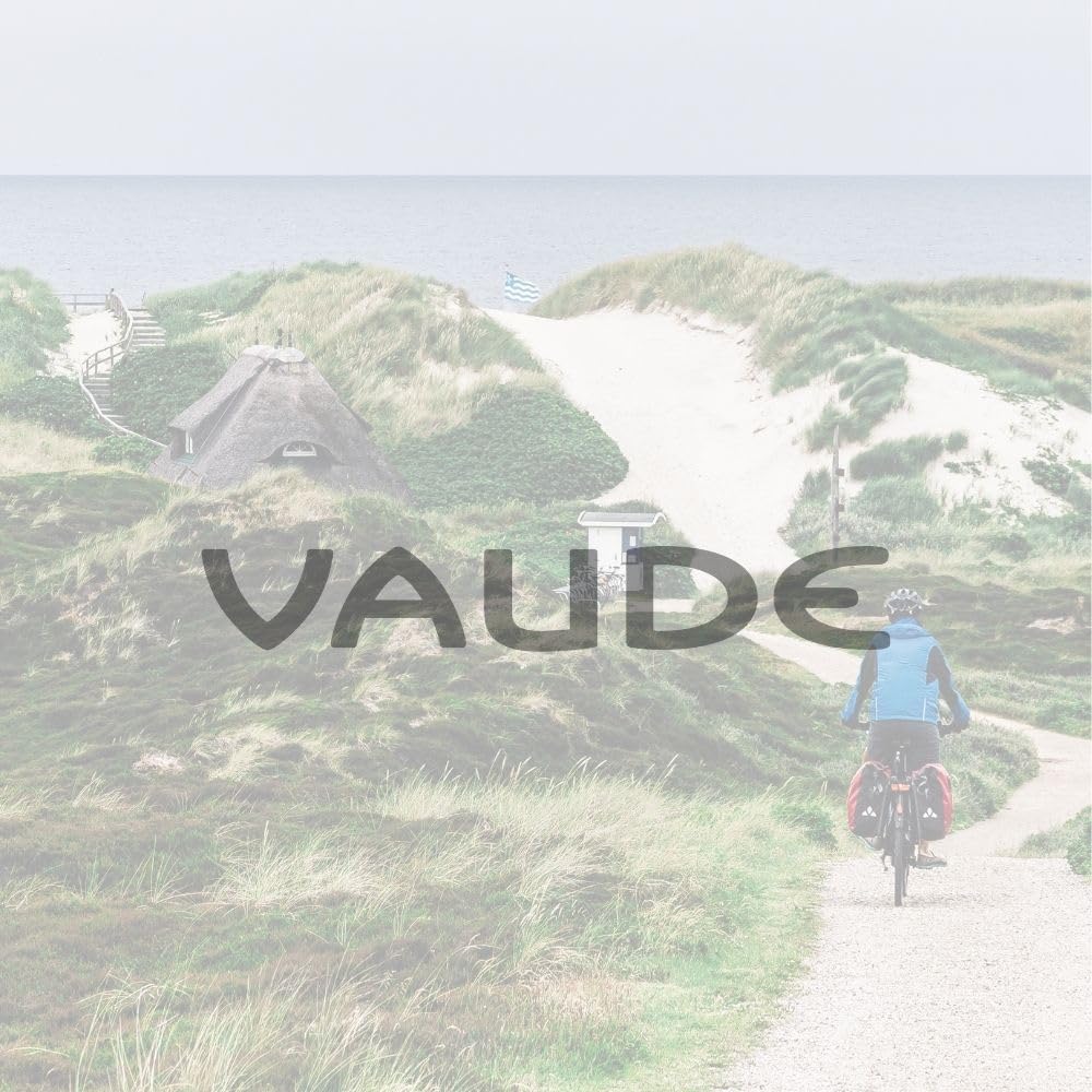VAUDE Torba rowerowa na bagażnik Aqua Back 2 x 24 l w kolorze beżowym, 2 x torba na tylne koła, wodoszczelna, torba na bagażnik rowerowy z tyłu, łatwe mocowanie – Made in Germany