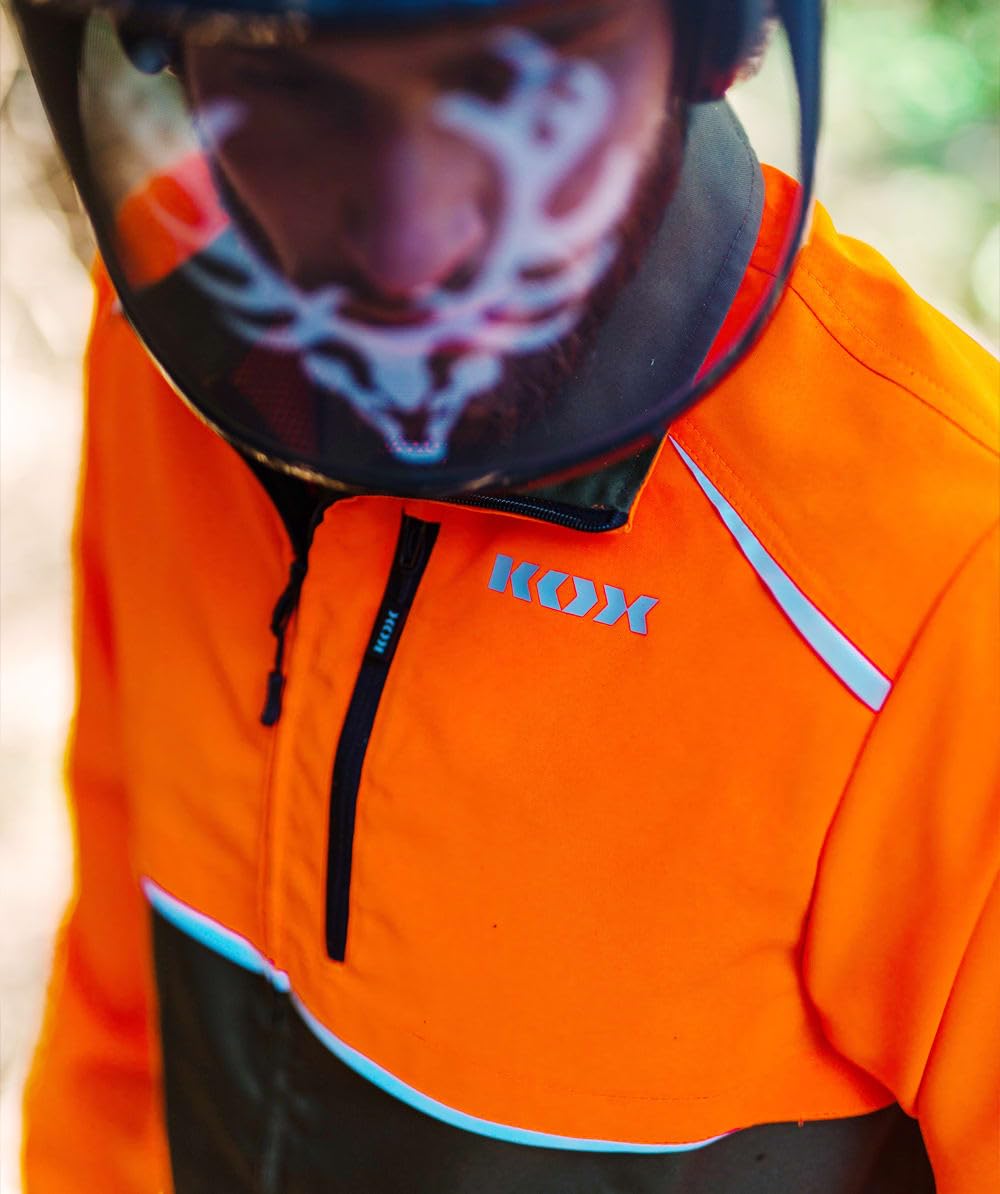 KOX Forstjacke Vento 3.0 Grün/Orange | KWF-Standard | Atmungsaktiv