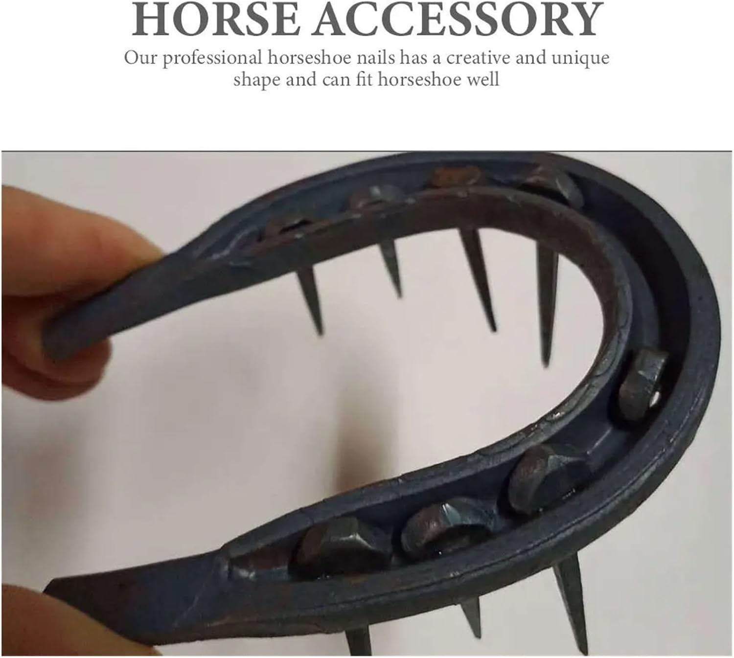 150 Horseshoe Nails Wear-Resistant Horseshoe-Shaped Tool Accessories