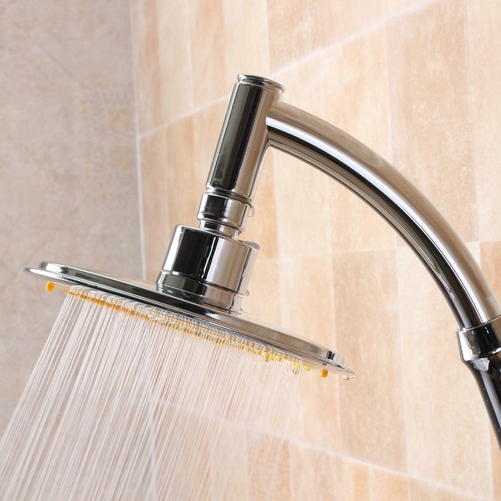alcachofa de la ducha Cabezal de ducha de baño superior con rociador de lluvia redondo de alta presión ajustable
