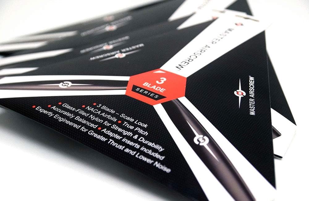 Master Airscrew 5x3 プッシャー 3枚ペラ 逆ピッチ 3B05X30R01