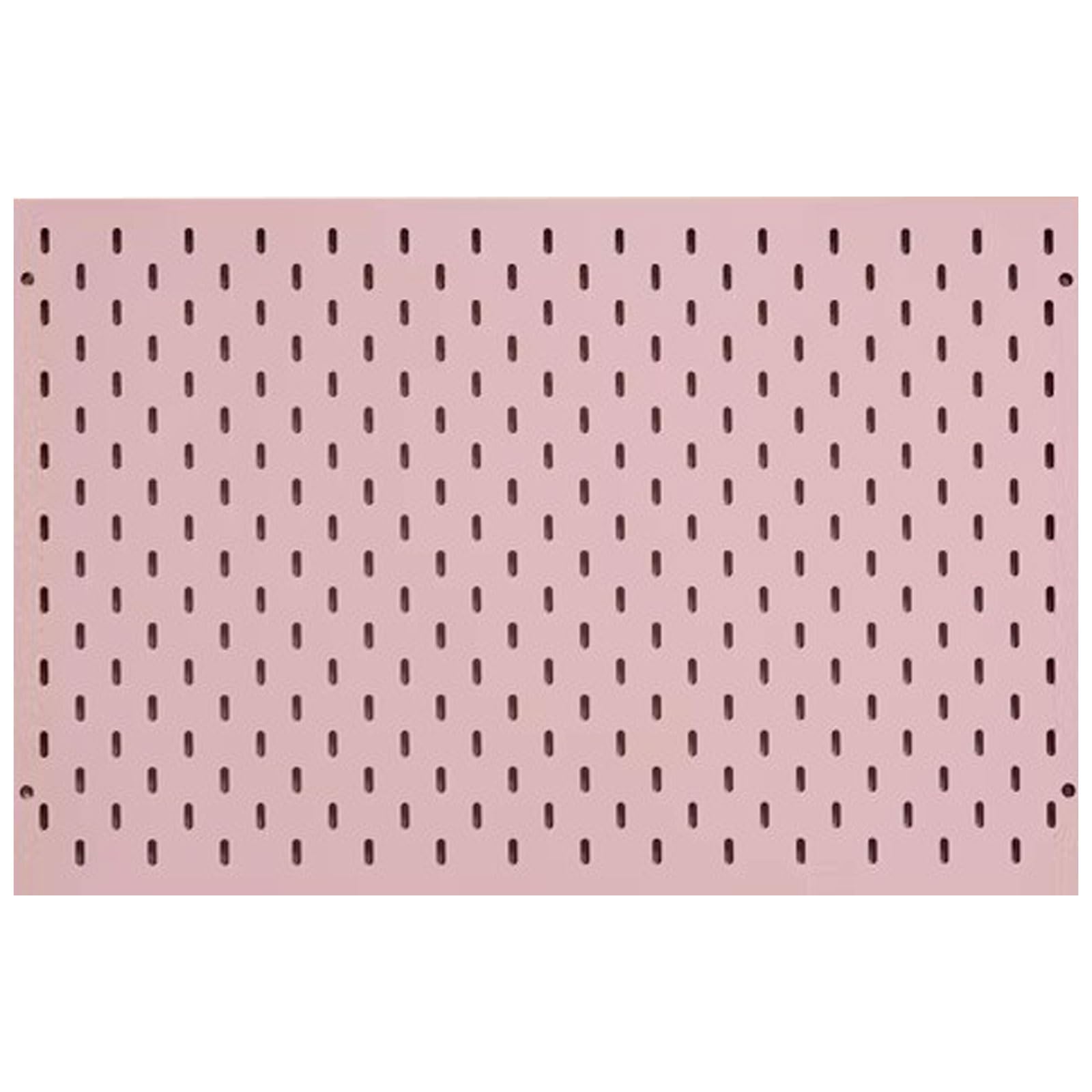 Buntes Verdicktes Pegboard, Vertikalschlitz Werkzeugaufbewahrungsbrett, Wandorganisation(Pink color)