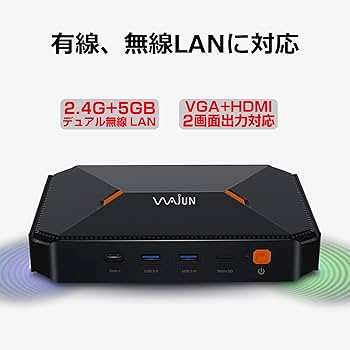 Amazon.co.jp: 【整備済み品】wajun ミニPC Pro-x2 / Win 11 Pro/MS