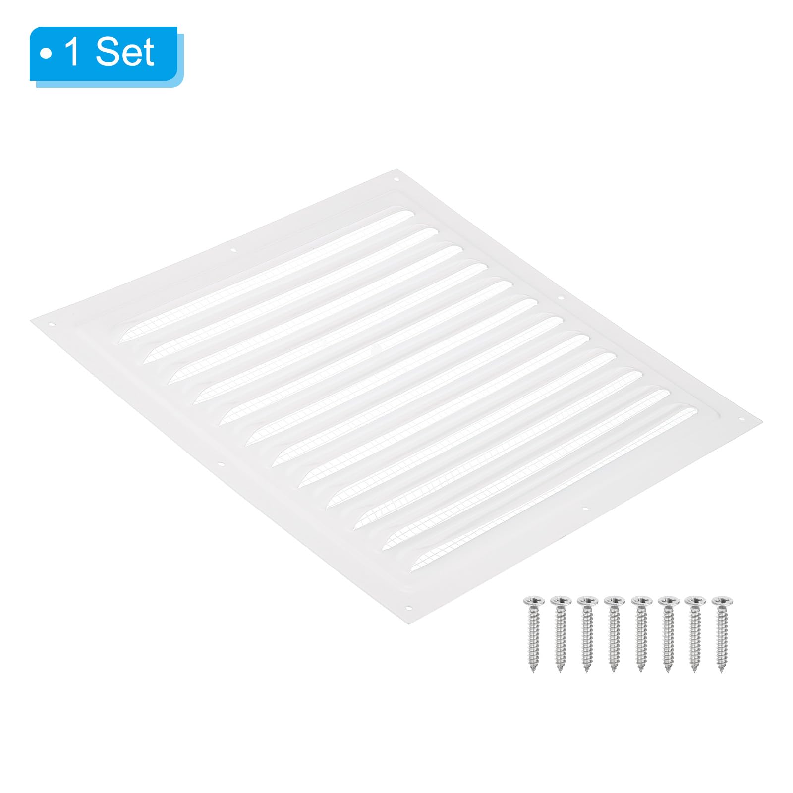 PATIKIL 10"x10" Aluminum Gable Vent - Image 3