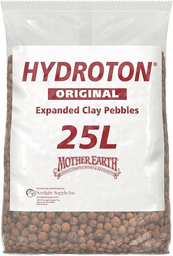 Miniatura 10 de Mother Earth Hydroton Original Clay Pebbles - 10 litros, agregados de arcilla expandida ligera
