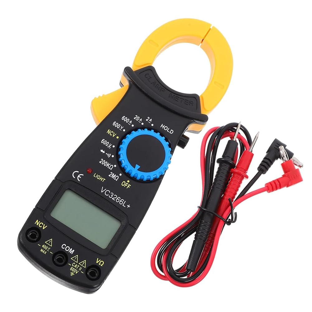 Oewwthy Light Digital Clamp Meter 3266L+ Pocket Multi Tester For Voltage Resistance For Current Measurement Multimeter Tester