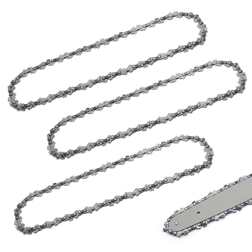 KtbeYTi 3 Piece Mini Chainsaw 8 Inch 45TG Chain Replacement Saw Chain Small Chain Saw Chain for Cutters of Branches in The Garden