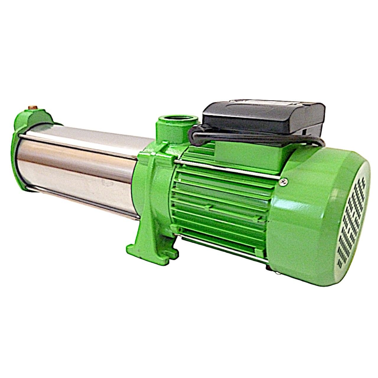 Kreiselpumpe 380 Volt 1,65 KW Gartenpumpe Edelstahl 10200 L/h, Förderhöhe 65 Meter und 6,5 Bar Druck Wasserpumpe