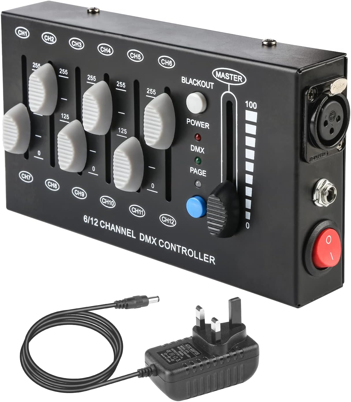 Dmx 512 Console, 12 Channel Dmx Controller, Controlador Dmx 512 Controller, Control Dmx Light Controller Board, Mini Portable Dj Lights Dmx Controller for Dmx Light Control