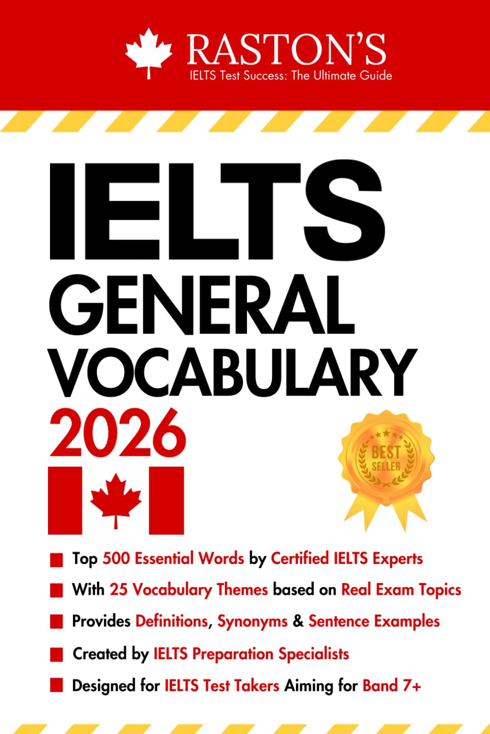 IELTS General Vocabulary - 500 Essential Words for IELTS Success + Practice Questions & Answers (IELTS Practice Books: Target Band 9)
