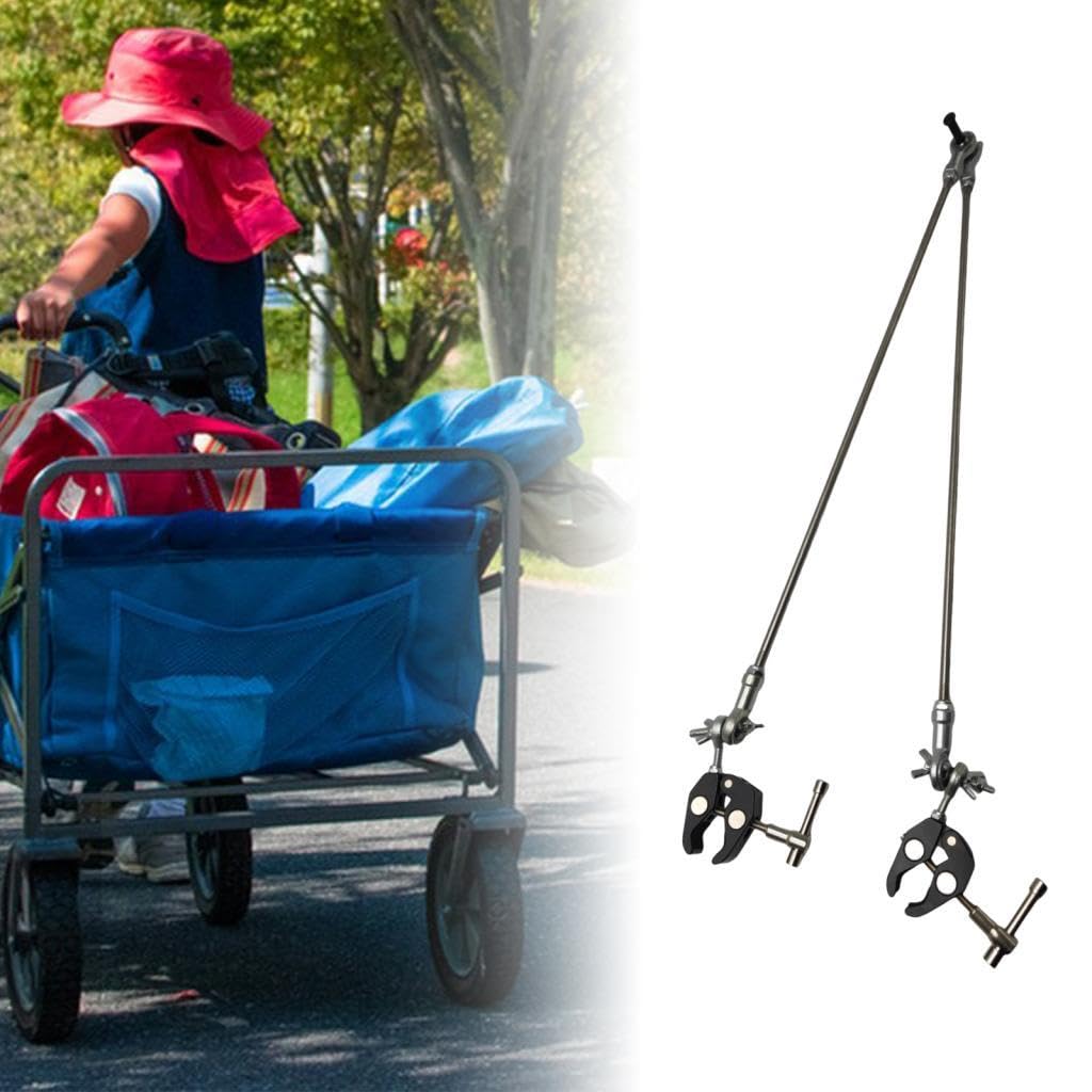 Wagon Tow Connector Fahrrad Anhänger Verbindung Adapter Universal Metall Kupplung Praktisch Stabil Einfach zu Montieren für Camping Fahrradfahren, 70cm